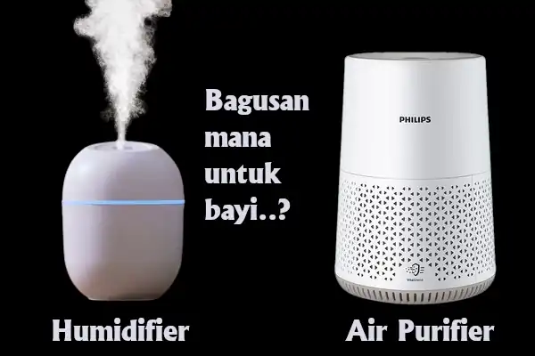 perbedaan humidifier dengan air purifier dan diffuser